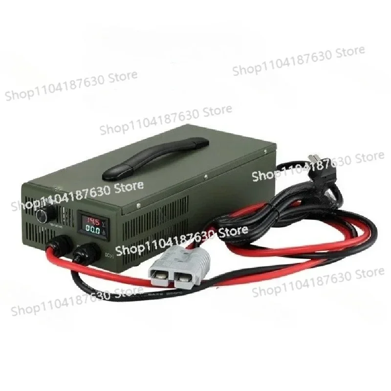 RV Lithium Battery Charger 12V24V100A Fast Charging 1000A 800A14.6V for Lithium Iron Phosphate/lead-acid Use