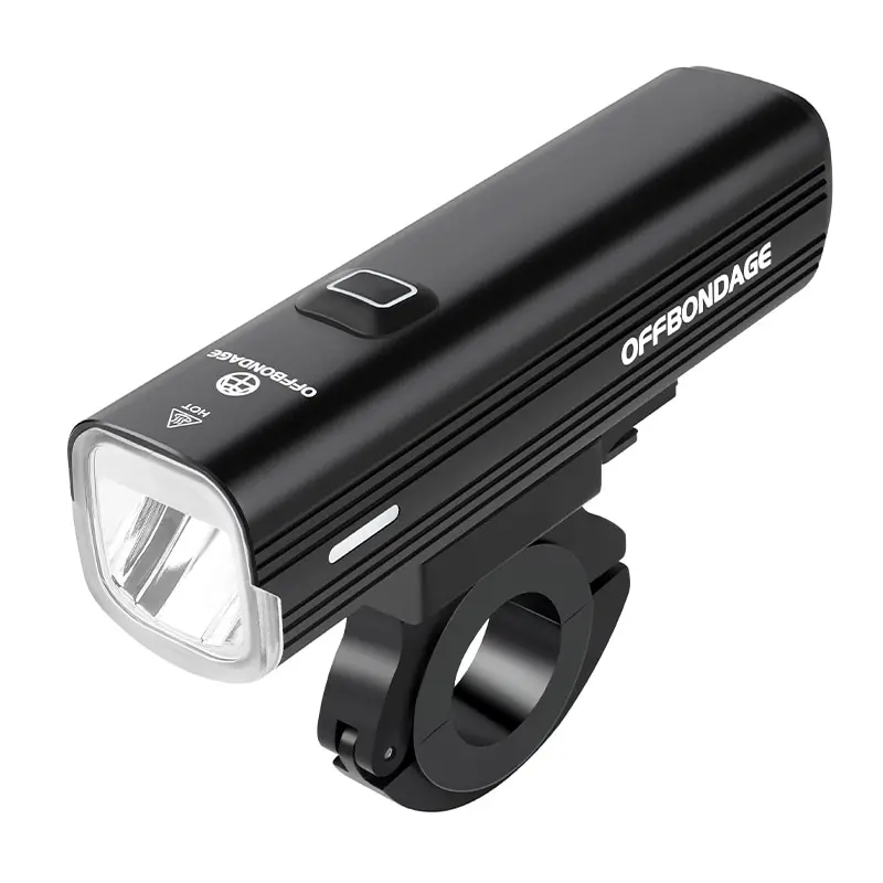OFFBONDAGE Lampka rowerowa 1000 lumenów Reflektor rowerowy Power Bank Latarka USB Ładowanie MTB Podświetlacz drogowy — zdjęcie 2
