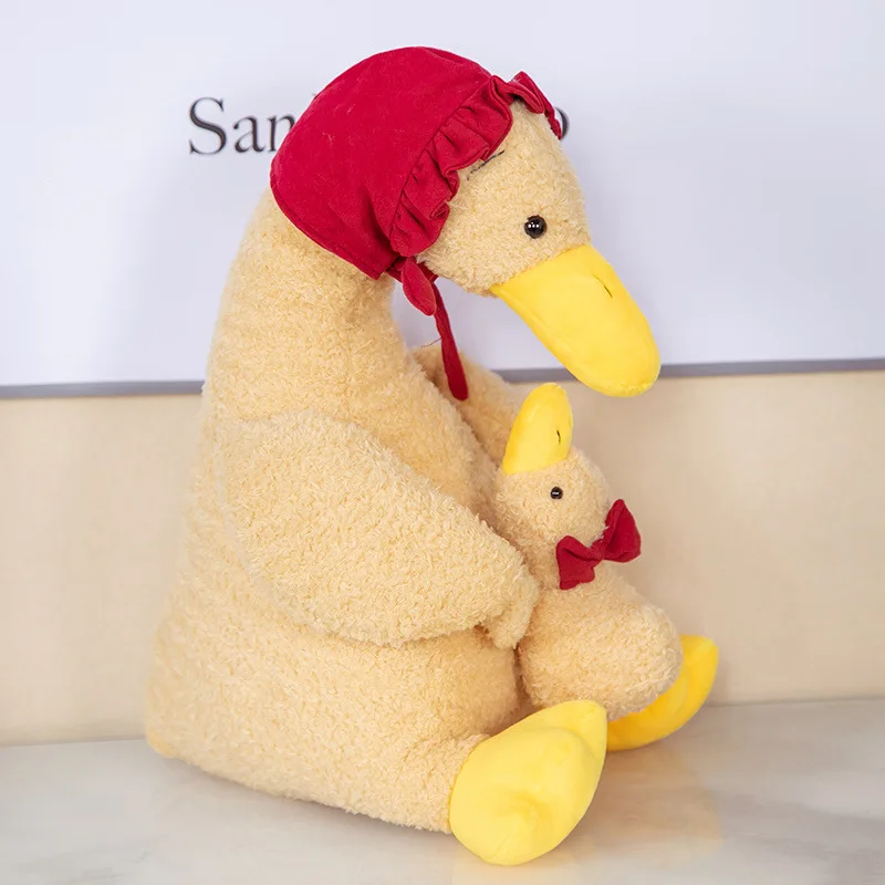 Precioso pato de simulación, juguetes de peluche, muñeco de peluche, almohada suave para mamá, llevar bebés, niños, juguetes para niñas, regalo de cumpleaños, decoración del hogar