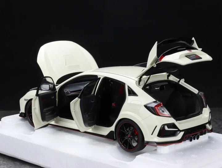 Autoart 1:18 سيفيك نوع R FK8 2021 JDM محاكاة طبعة محدودة جميع سبيكة معدنية مفتوحة ثابتة سيارة لعبة مجسمة هدية #6