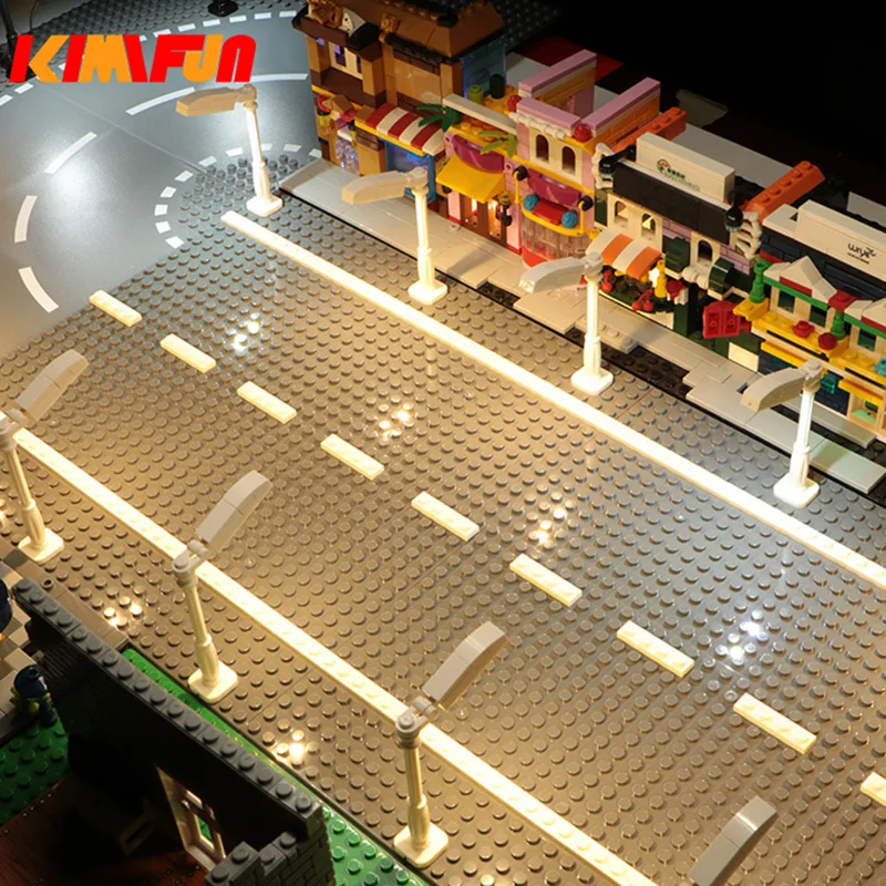 1PC 0.8mm pin DIY 1x4 Building Block Lamp Street Light Electric Decorate 1X1 LED Brick USB City Lighting