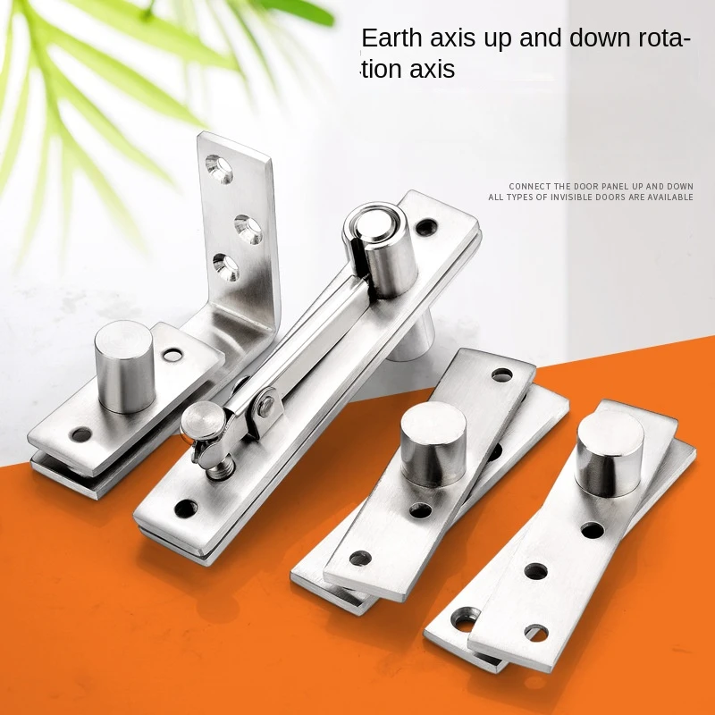 360 Degree Rotation, Heaven and Earth Axis Hinge, Door Shaft, Heavy-duty Rotary Shaft, Stainless Steel Furniture Hinges