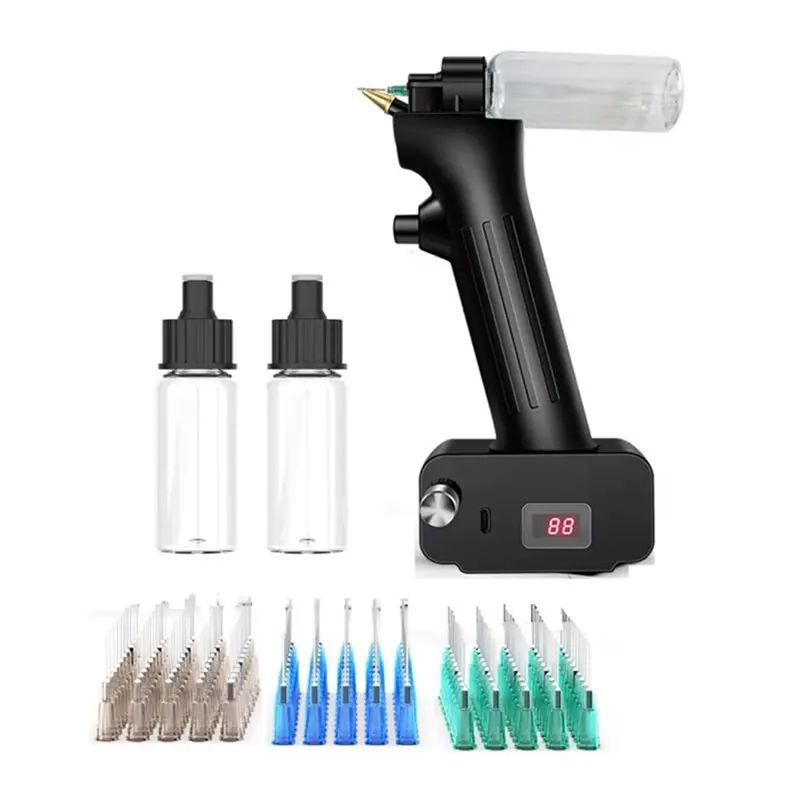 

Happy New- No-Clean Rechargeable Cordless Airbrush Kit Includes Disposable Nozzles& Spray For Cake Decorating DIY Small Projects