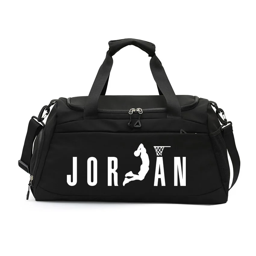 

Dry Wet Separation Bags Basketball Yoga Sports Shoulder Handbags Waterproof Multifunctional Swimming JOR Letter Printed Bag