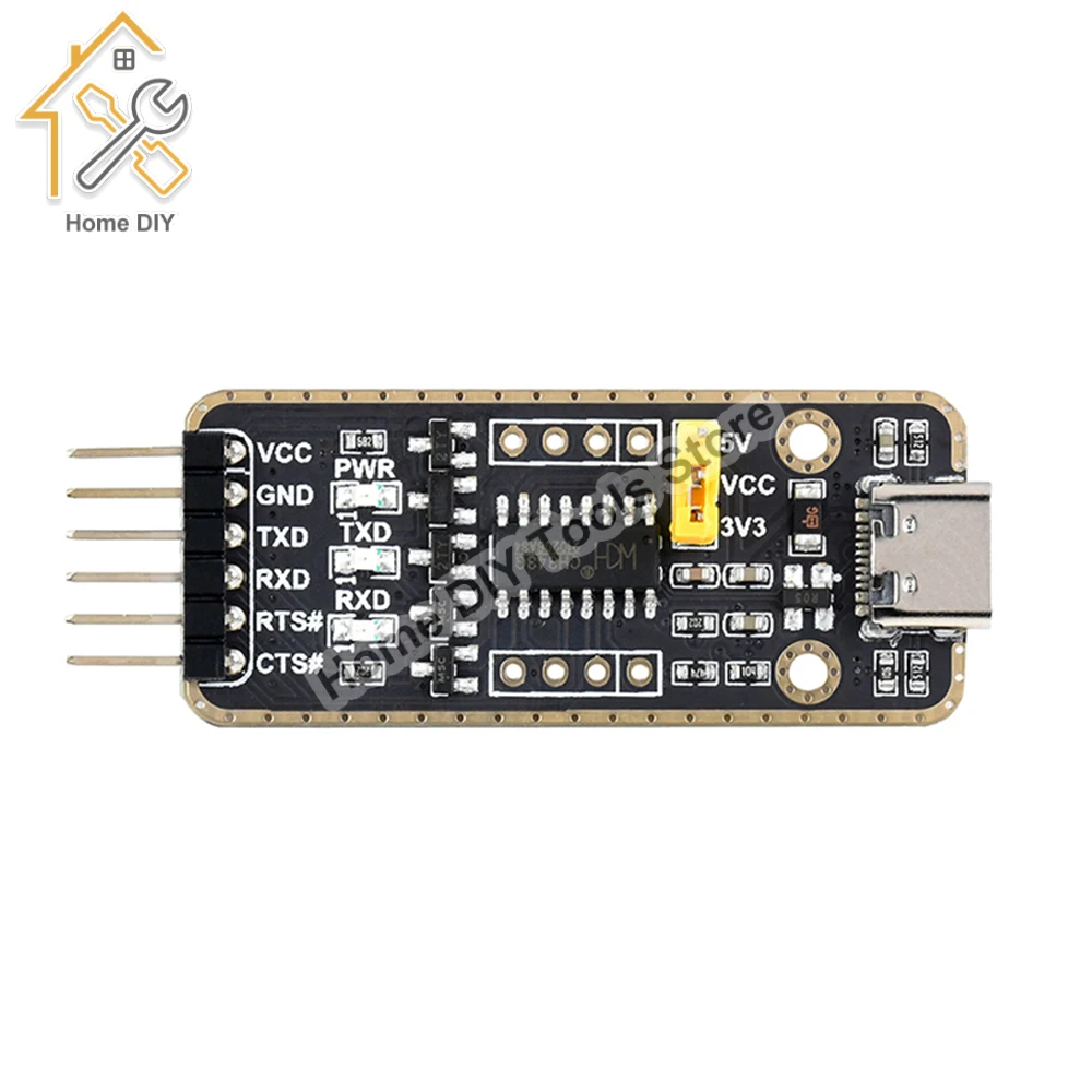 CH343G USB Naar UART/TTL Seri￫le Converter Adapter Module Communicatie Module Micro/Mini/Type-A/Type-C voor Aduino