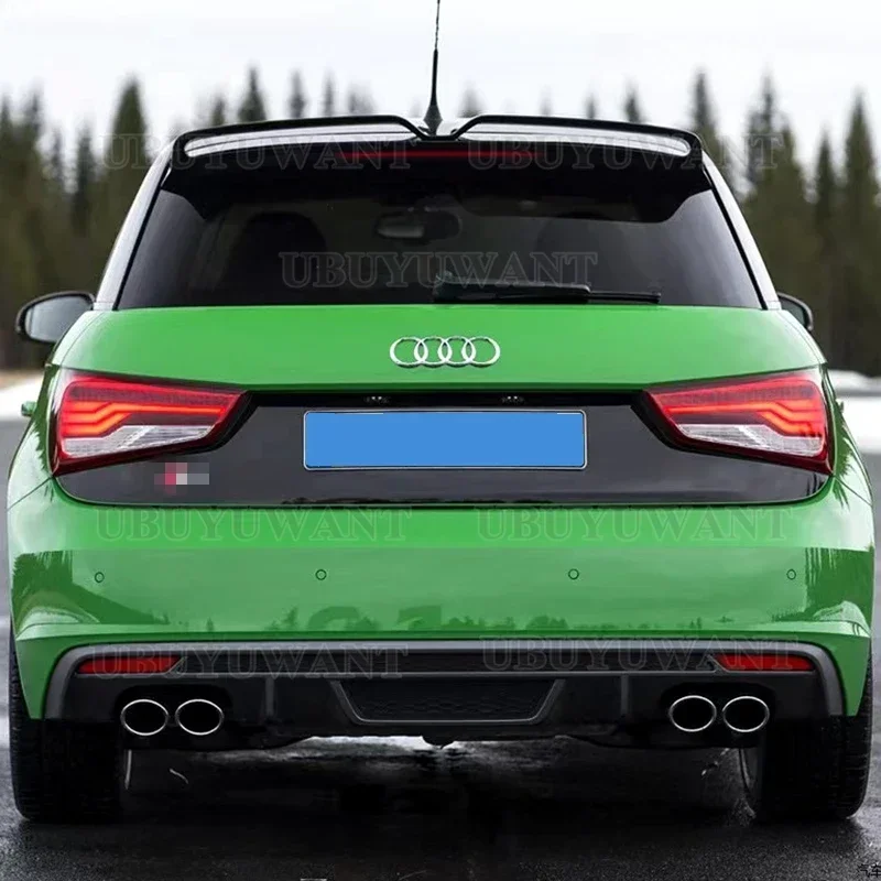 For Audi A1 R18 2010-2014 high quality Carbon Fiber rear boot Wing Spoiler Rear Roof Spoiler Wing Trunk Lip Boot Cover - view 5