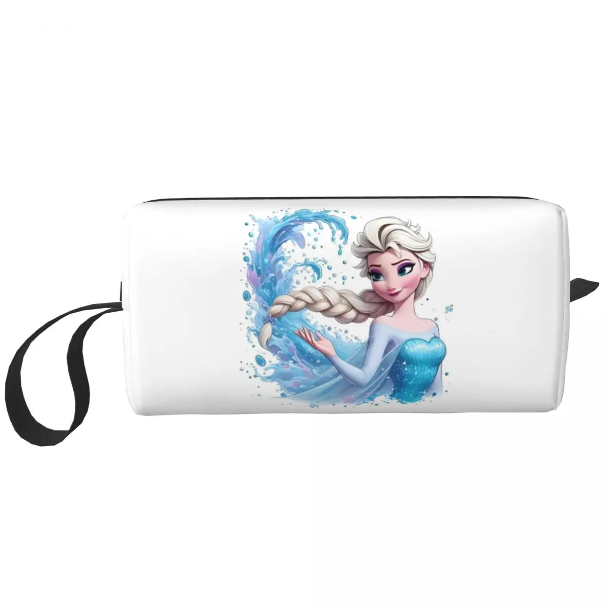 Frozen Elsa Princess Cartoon Makeup Bag Pouch Cosmetic Bag for Men Women Queen Toiletry Bags Dopp Kit