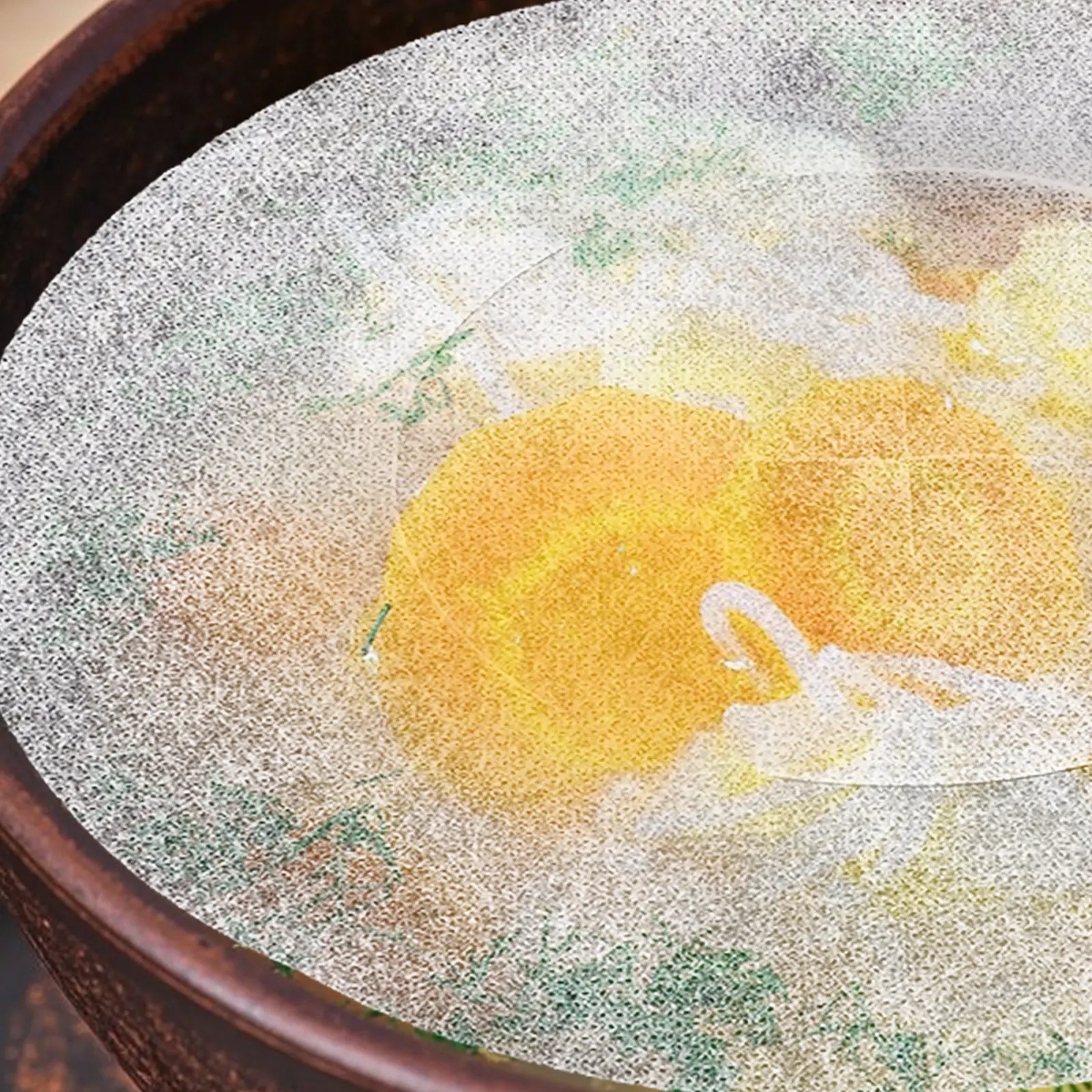 

30Pcs Soup Oil-Absorbing Paper Kitchen Grease Absorbing Sheets Cross-Shaped Opening Thin Design for Hot Pot Fried Chicken Bbq
