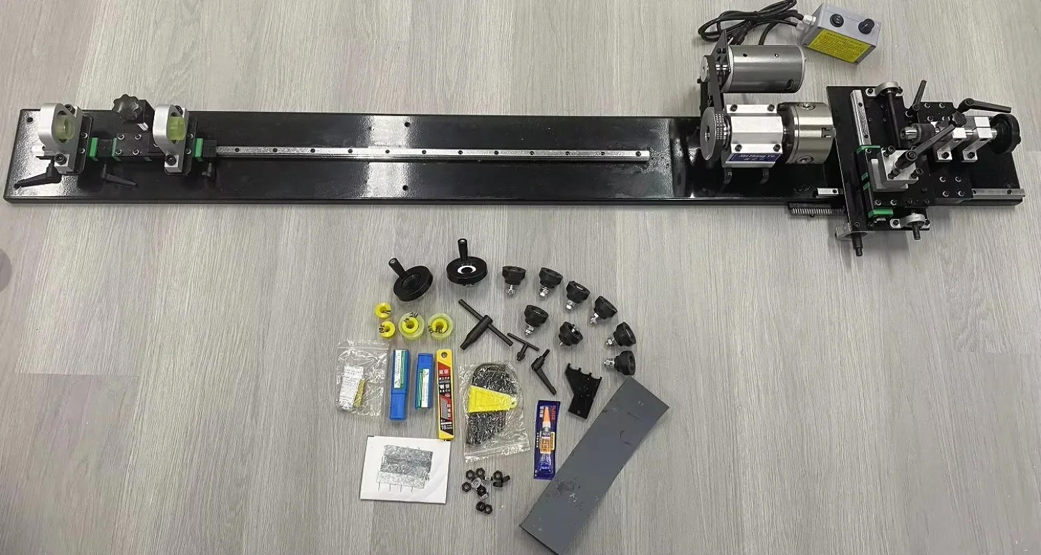 Popular FS-7075D Variable Speed Billiard Cue Snooker Pool Repairing Lathe Machine