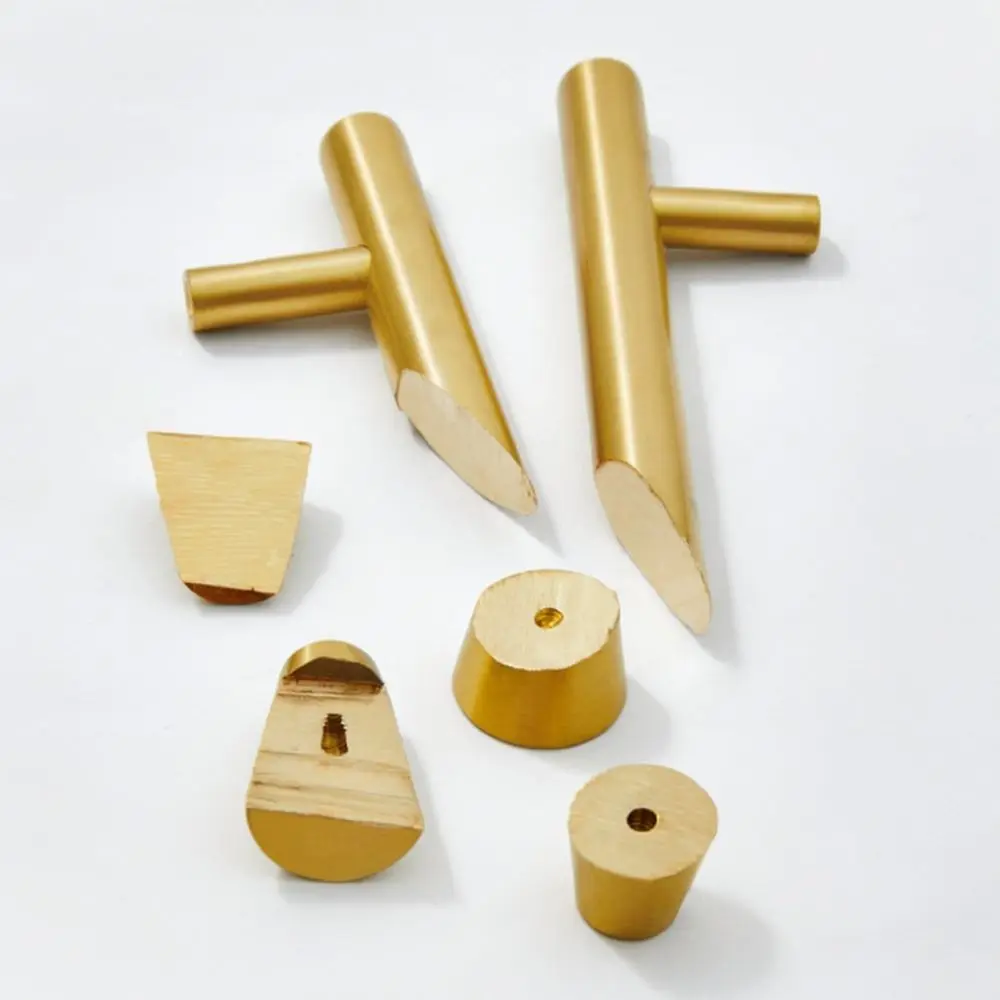 Solid Brass Floral Cabinet Pull Nordic Luxury Furniture Knob Modern Decorative Drawer Handle For Cupboard Shoe Cabinet