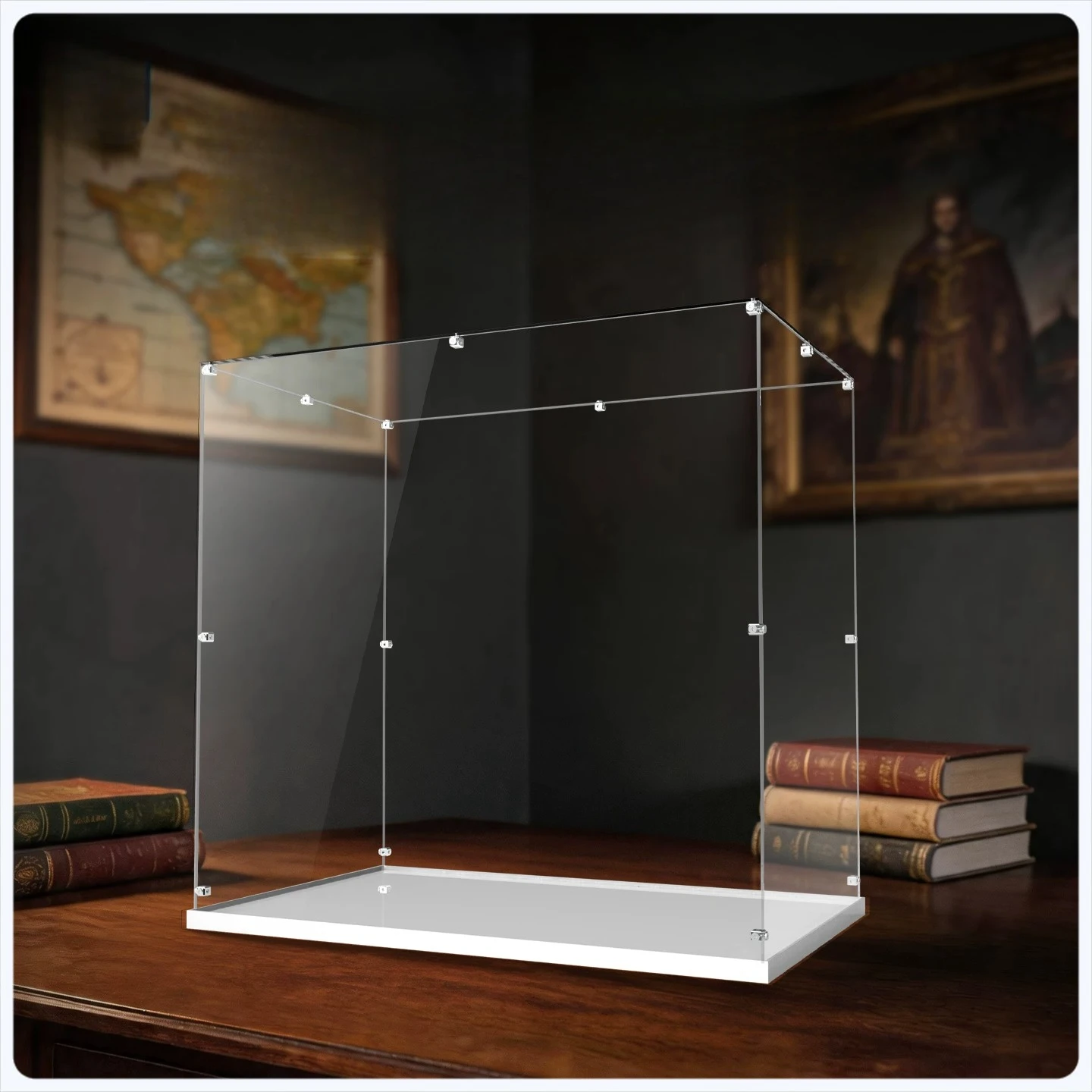 Transparent Acrylic Display Case For lego 10333 Minas Tirith Lord of , Dustproof Storage Display Box(Excluding the model)