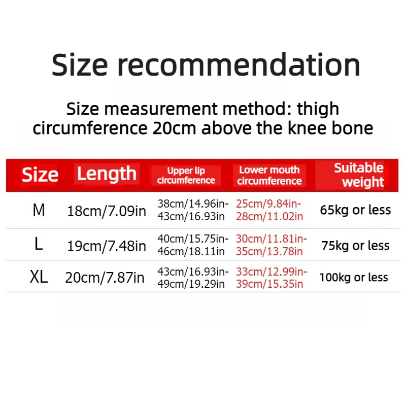 Thigh Compression Sleeve for Men Women, Hamstring Support Sports Compression Leg Sleeves for Improved Blood Circulation Recovery