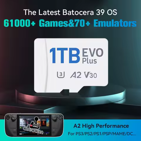 1TB Game TF Card For Steam Deck/Win Handheld Game Consoles/PC With 70 Emulators&amp;61000 Retro Games For PS3/PS2/PSP/MAME/Game Cube
