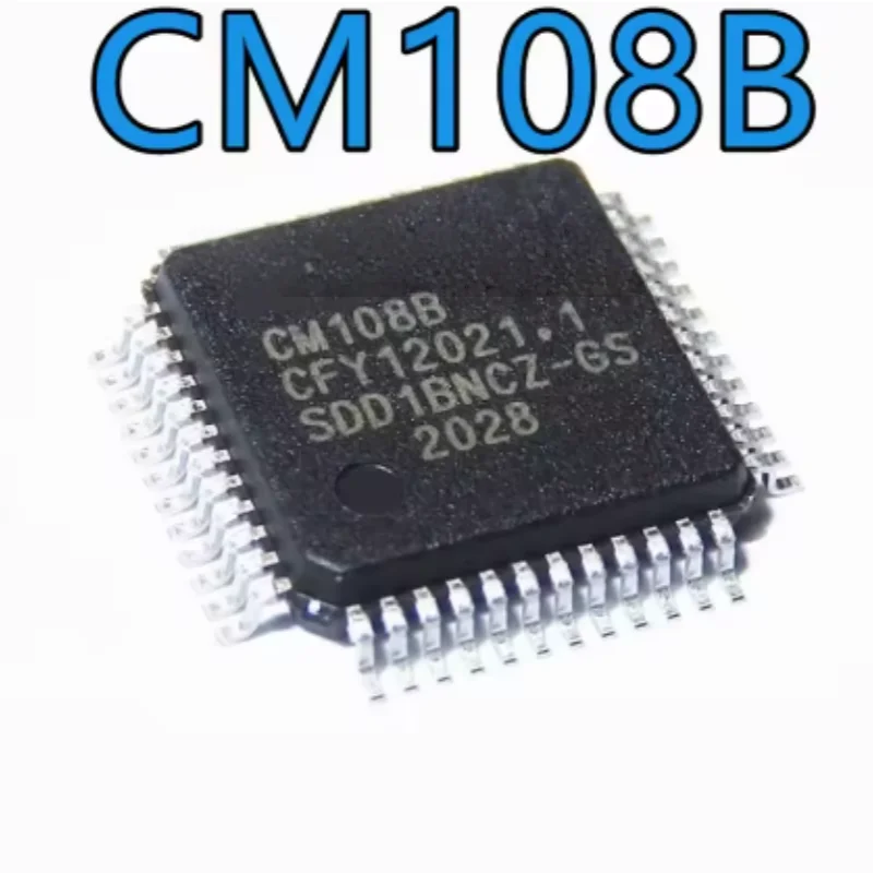 New and original CM108 CM108B LQFP48 USB Decoding chip USB Audio USB sound card original decoding chip electronic componentsorig