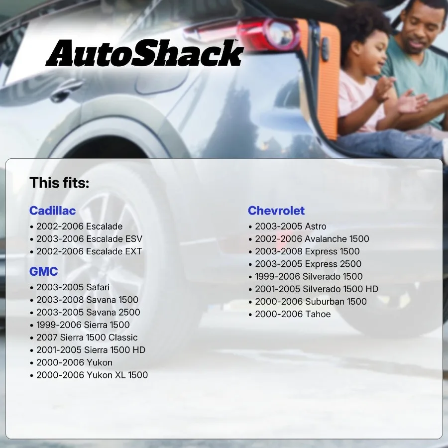 AutoShack 12.01 305 مم دوارات الفرامل المشقوقة ذات فتحات أمامية مطلية + استبدال وسادات الفرامل السيراميكية لـ 2003-2008 GMC Sava