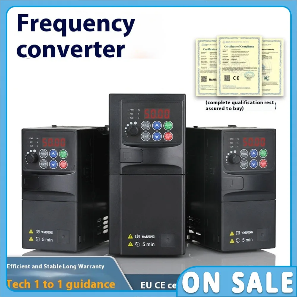 

Input 220V to Output 380V VFD Variable Frequency Drive Converter Inverter 0.75/1.5/2.2/3.7/4/5.5 KW Motor Speed Controller SU600