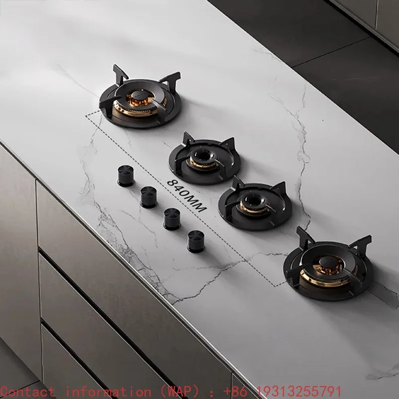 

【Best-selling】Premium Built-in Cooktop 4-Burner 5.2KW Copper Flame Failure Protection Panel-Ready For Kitchen