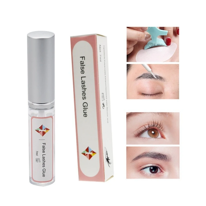 1pcs Transparent Waterproof False Eyelashes Grafting Glue Lashes Adhesive Lashes Makeup Assist Tool