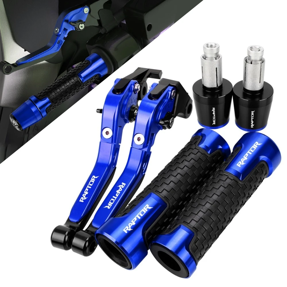 For YAMAHA YFM 660 YFM660 Raptor 2001-2004 Motorcycle Accessories Extendable Adjustable Brake Clutch Levers Handlebar Grips Ends