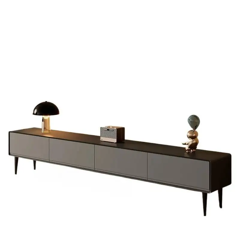 حامل تلفاز من الخشب الصلب، أدراج عالمية حديثة، حامل تلفاز أرضي بسيط لغرفة المعيشة، أثاث تلفزيون Mueble Para #6