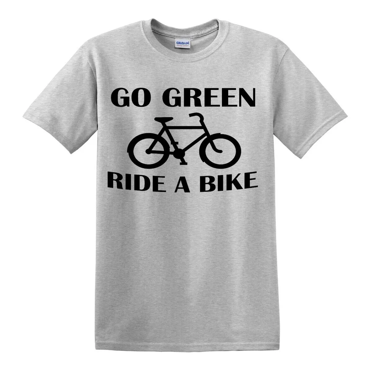 

GO GREEN RIDE A BIKE T-SHIRT/Environment/Biker/Cycling/Cyclist/Gift/Riding/Top