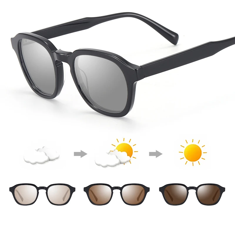 TendaGlasses 1.56 1.61 1.67 Single Vision Plastic Resin Photochromic Lens Transition Prescription Lenses For Myopia Reading