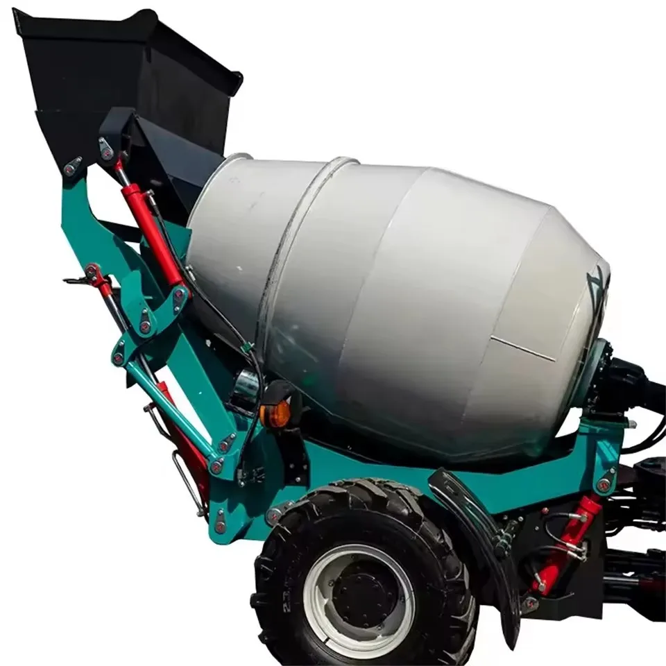 New Intelligent Self-Loading Cement Concrete Mixer Truck Pump Engine 4 Cubic Construction Farming Industries Manufactured Core
