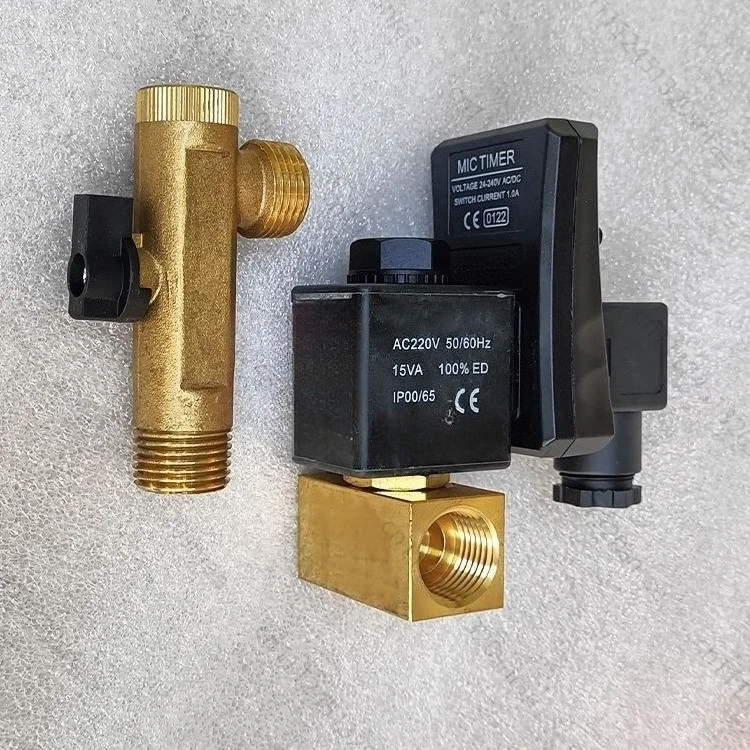 

Electronic automatic drain solenoid valve for drainage applications