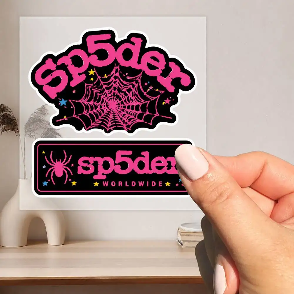 S-p5der Waterproof stickers for decorating car windows motorcycles and computers.
