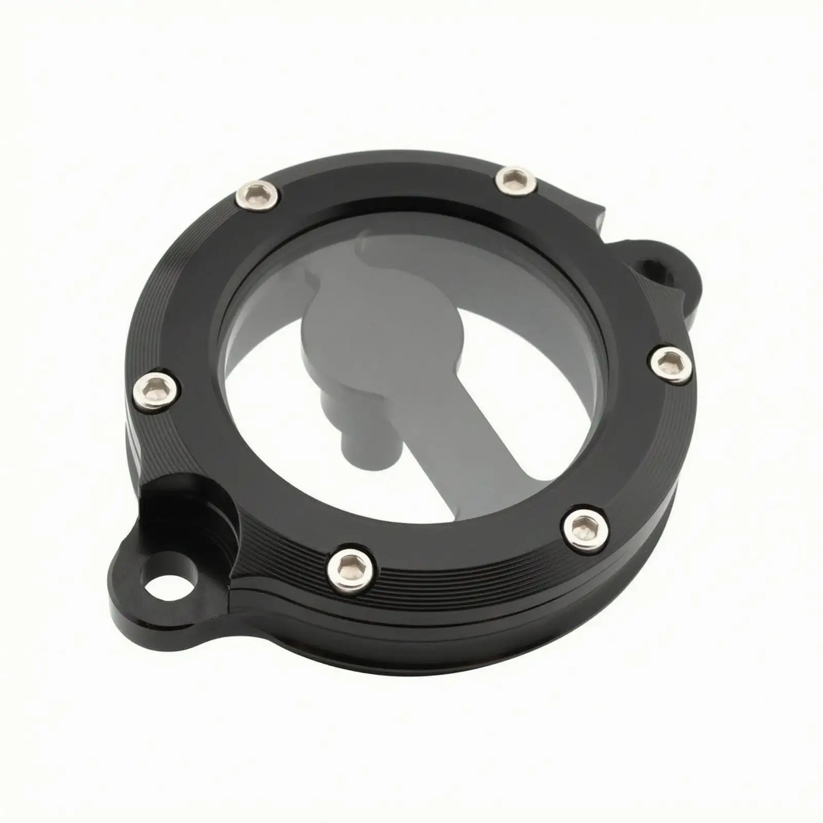 Motorcycle Part Easy Maintenance Oil Filter Cover with Viewing Window Compact