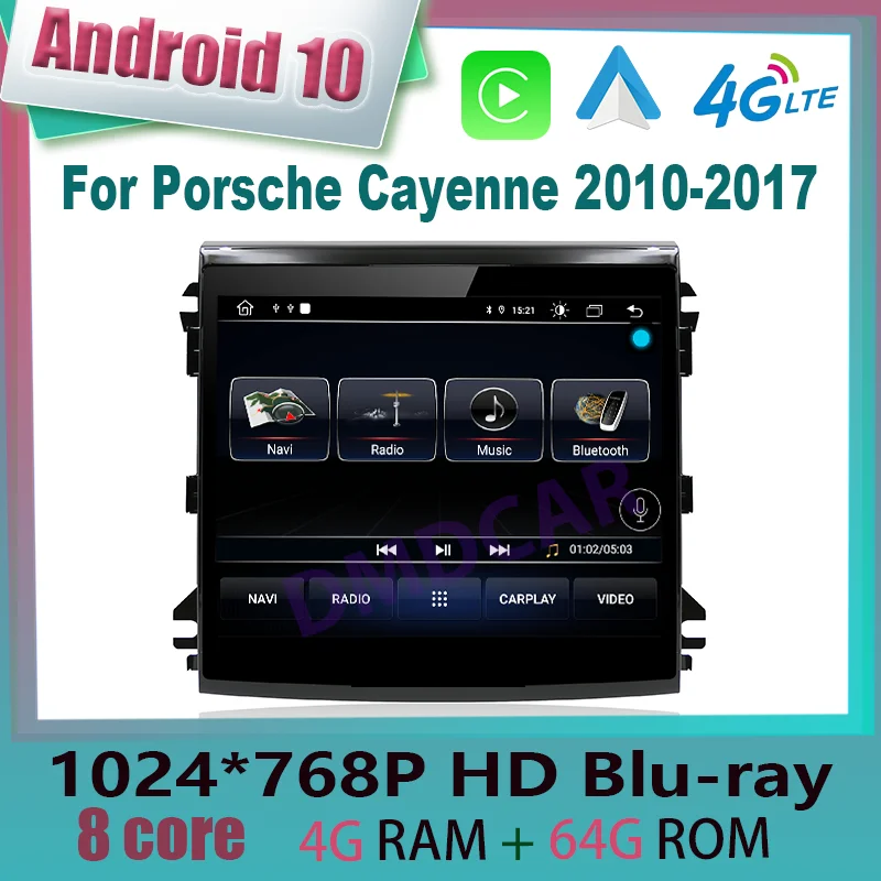 Android 10 8.4 Inch 4+64GB Video HD Screen Player GPS Navigation Multimedia Carplay For Porsche Cayenne 2010-2017 Radio Stereo