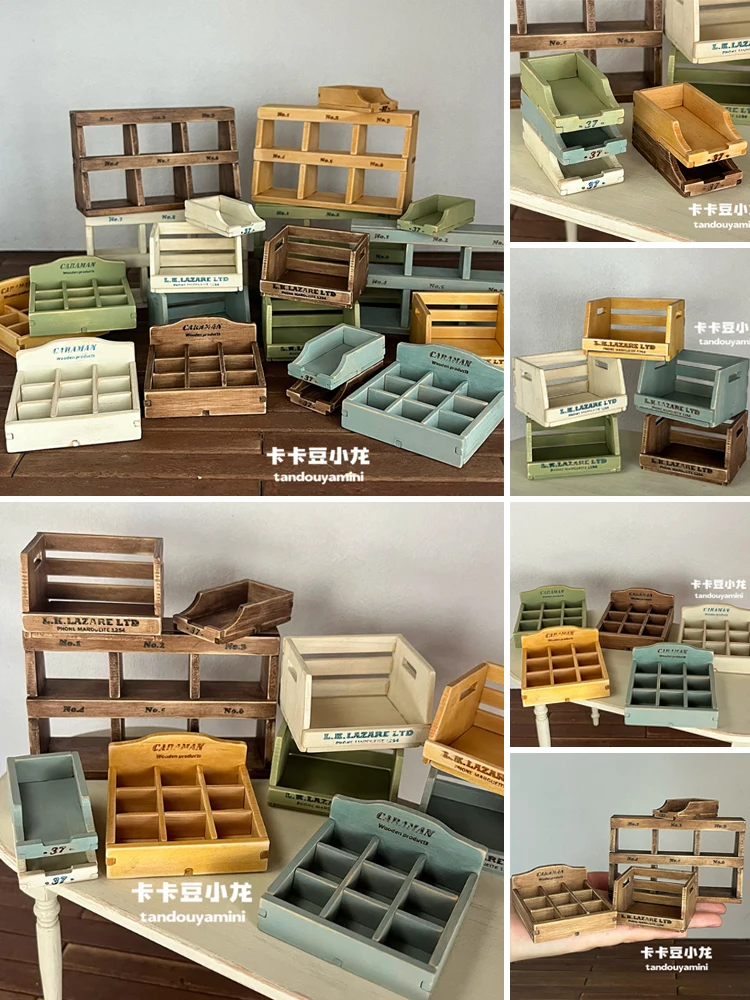 

Миниатюрная модель мебели, кукольный домик для хранения Bjd Blythe, мини-кухонный шкаф, новое украшение для кукольного домика своими руками