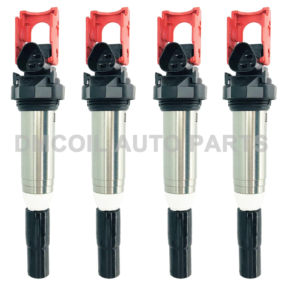 4# RED PERFORMANCE IGNITION COIL FOR BMW THE 1-8 SERIES X SERIES Z4 E F G R SERIES F91 F92 F93 G05 R56 N20 N26 N52 N55 N63 2010-