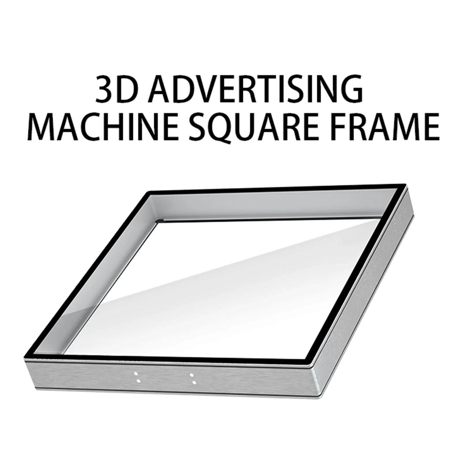 65Cm Dustproof Square Cover for 3D Holographic Projector 60Cm Fan Aluminum Alloy Protective LED Cover Safe Business Display Box