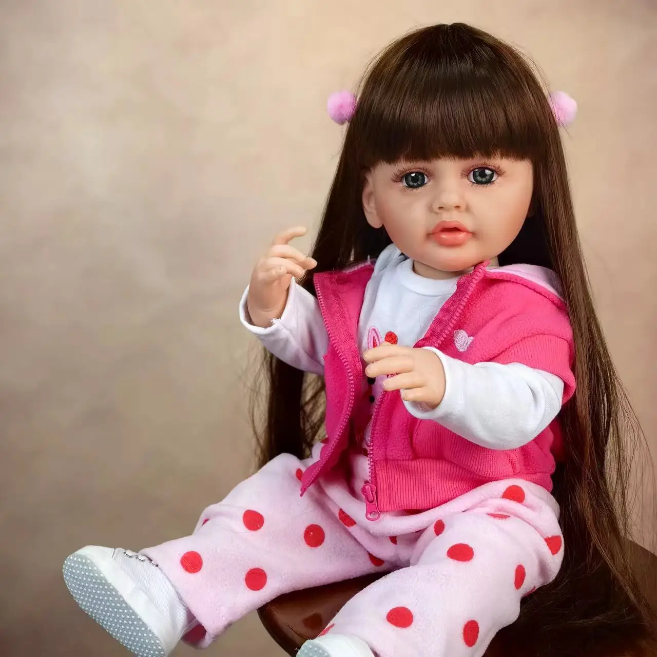 Waterproof Girl Doll 55 cm Reborn Baby Full Silicone Body Looks Like Princess Toys Birthday Gifts For Child