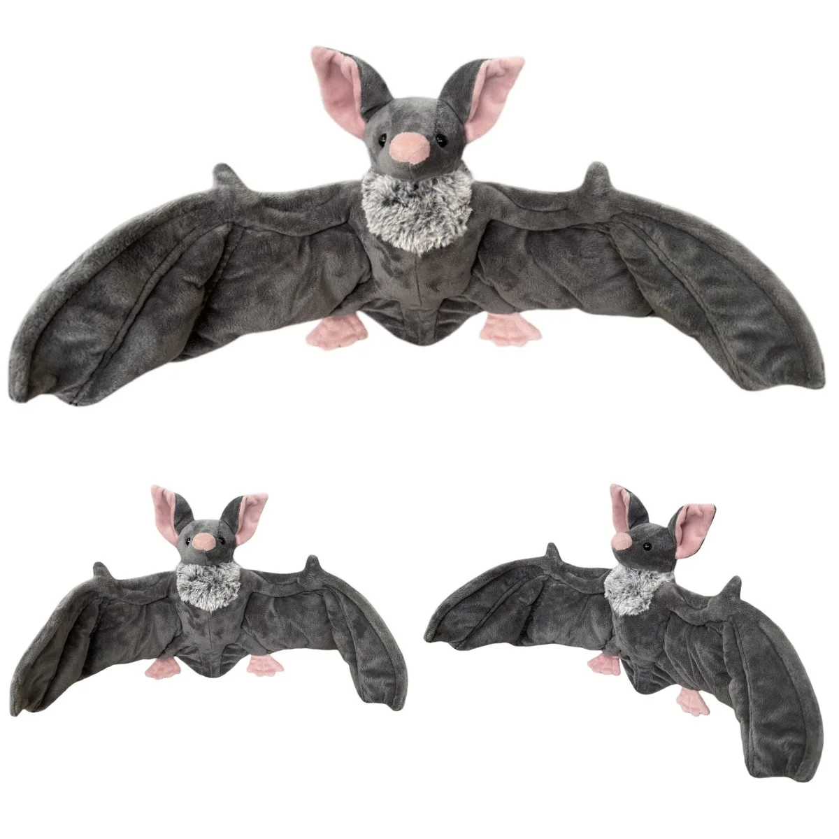 New 25cm Bat Halloween Plush Toys Cute Soft Stuffed Cartoon Anime Pillow Dolls For Kid Birthday Christmas Gift