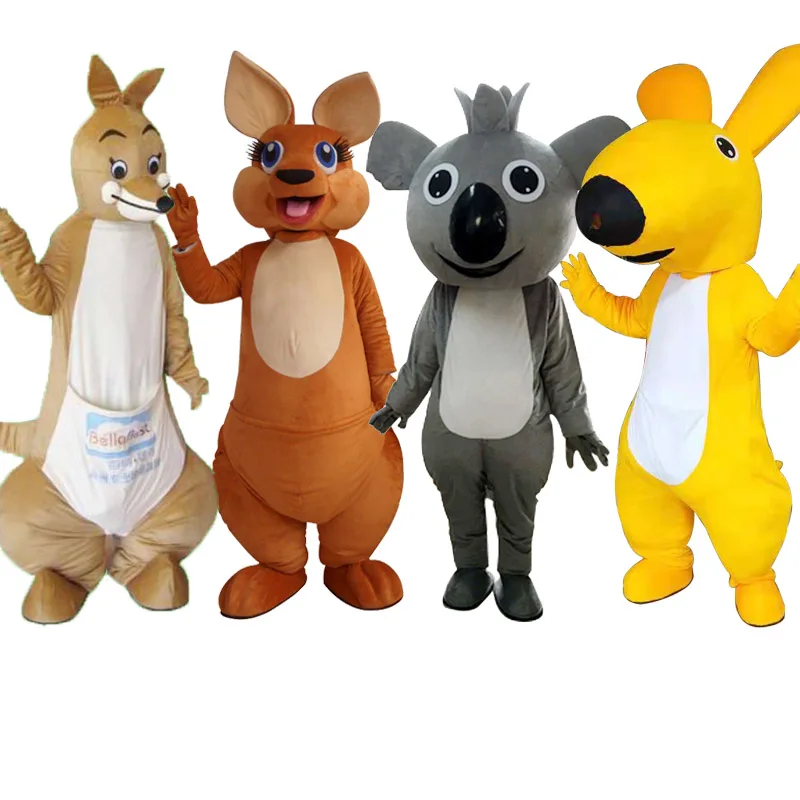 

Adult Lovely Koala Kangaroo Mascot Costume Custom Made Mascot Fancy Dress Costumes Animal Costume Party Costumes