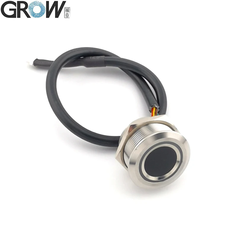 GROW R503Pro UART USB 1500 용량 원형 RGB LED 제어, DC3.3 V 정전식 지문 모듈 센서 스캐너, 액세스 제어용