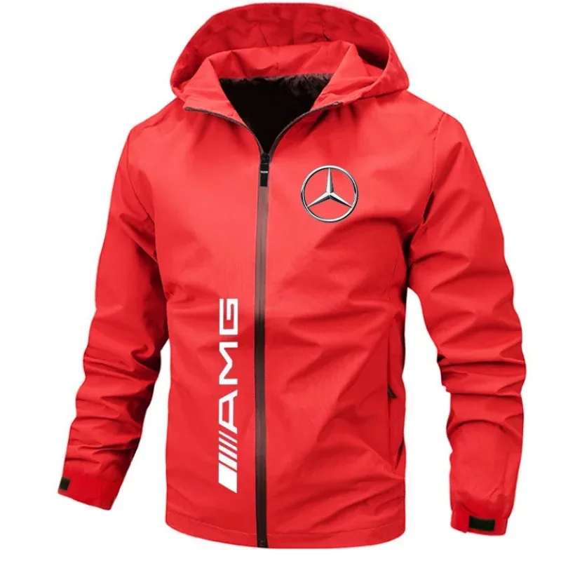 

Mercedes Benz весенне-осенняя повседневная куртка мужская сплошной цвет с капюшоном для занятий спортом на открытом воздухе солнцезащитный крем УФ-дышащая куртка
