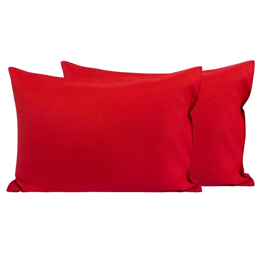 

2 Pack Microfiber Toddler Pillowcases, 14x20 Inches Fits Baby Pillow Sized 12x16, 13x18 or 14x20, Soft and Cozy Small Tra