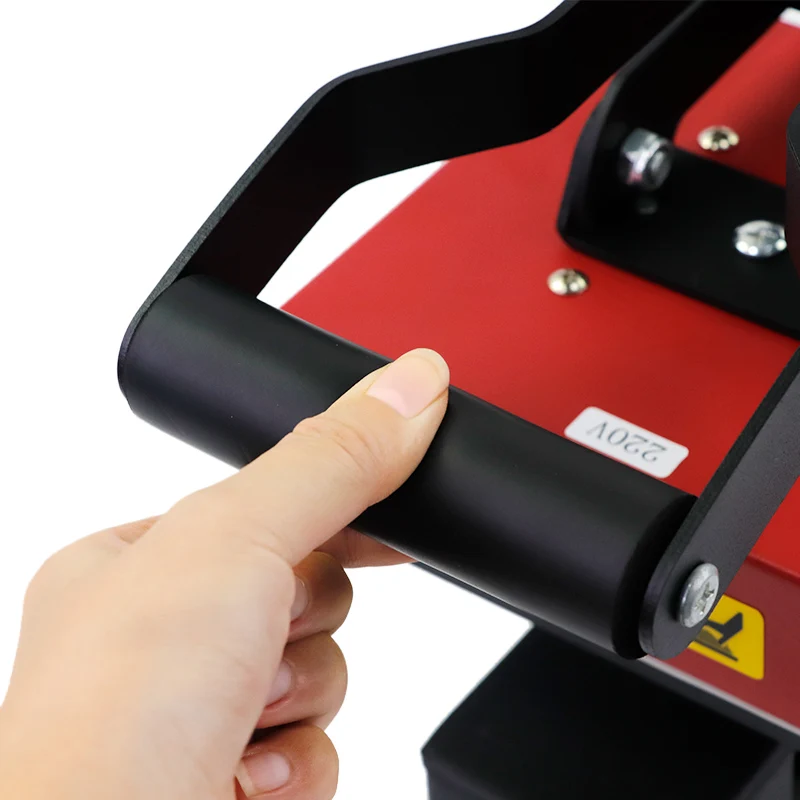 Heat Press Machine 15x15cm Dual Display High Pressure Label Transfer For T-Shirt Garment Logo Printing DIY Equipment