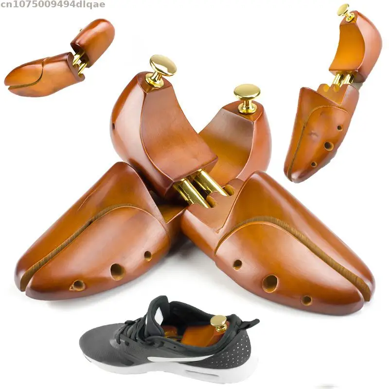 1 Pair Wooden Shoe Tree Adjustable Shoe Stretchers Shoes Holder Organizer Shaper Shapes Stretcher Support Shoes Stand