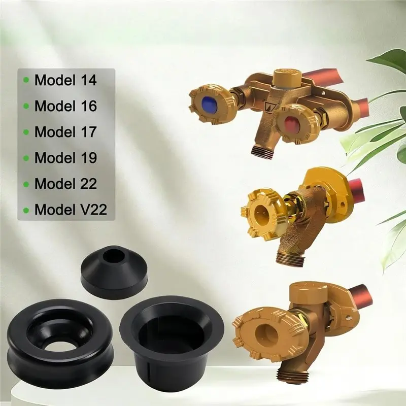SUINE-For Woodford Model 14 16 17 19 22 V22 Replacement Seal Kit- 2 Pack Sillcock Rubber Wall Faucet Repair Parts(30560)