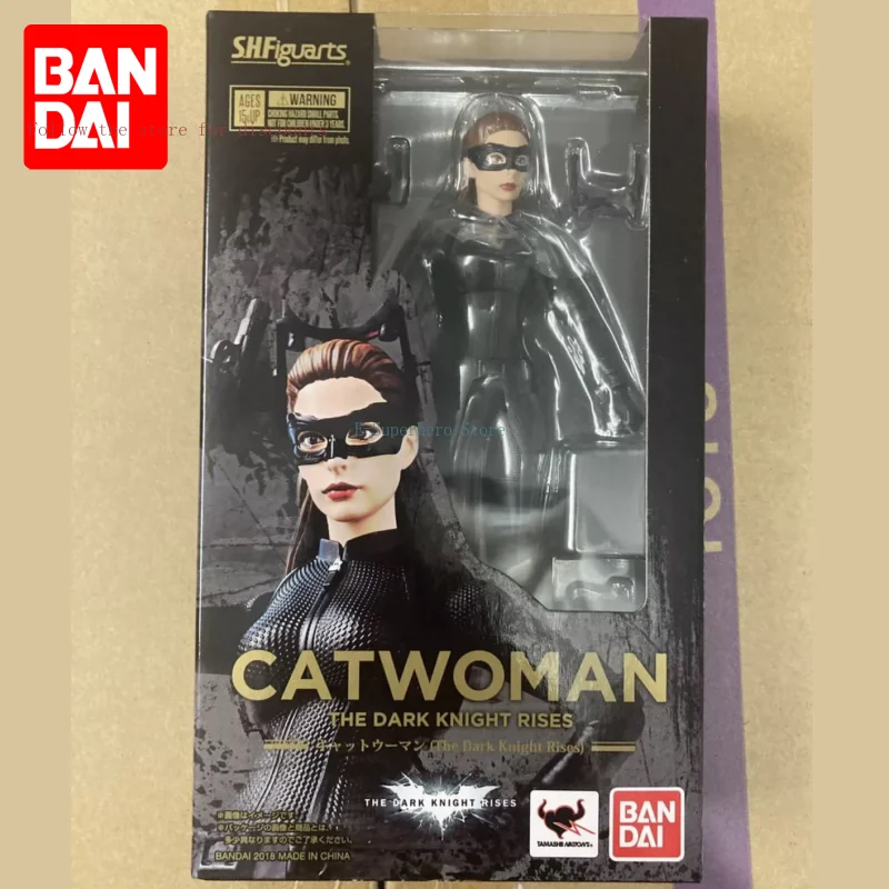 In Stock Bandai S.H.Figuarts Dark Knight Rises Catwoman Anne Hathaway Anime Genuine SHF Action Figures Toys Collection Gifts