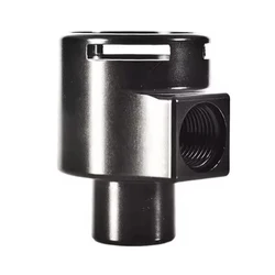 Custom Precision CNC Machining Service Turning and milling Black Fuel Pressure Regulator Housing
