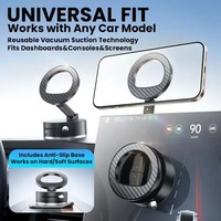 Magnetic Car Phone Holder 360 Rotation Folding & Vacuum Suction Cup For Magsafe iPhone 12-17 Series Car/Gym/Driving Phone Holder