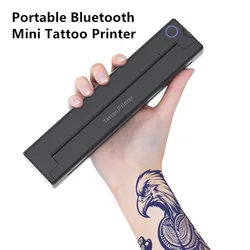 Upgraded Mini Wireless Bluetooth Portable Thermal Printer Pattern Line Transfer A4 Tattoo Printer Supports Mobile Phone Computer