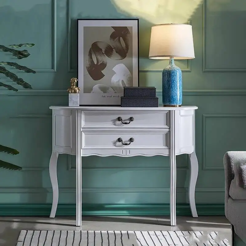 

Trendy Modern Aesthetic Console Table Beauty Premium Minimalist Console Table Storage Classic Tisch Wohnzimer Furniture