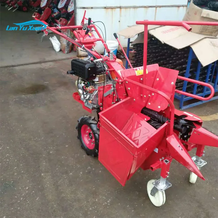 Mini moissonneuse de maïs à une rangée, moissonneuse-batteuse, type à pied, vente chaude, vers le Pakistan