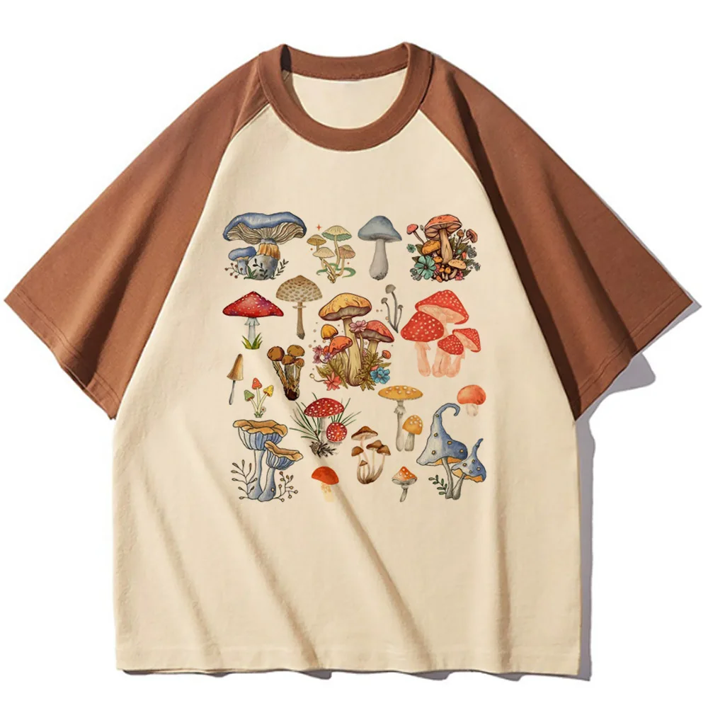 Goblincore top women comic summer Y2K t shirt female harajuku Japanese streetwear clothing